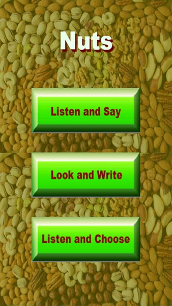 WordLearner Nuts — Образование, скриншот интерфейса 1