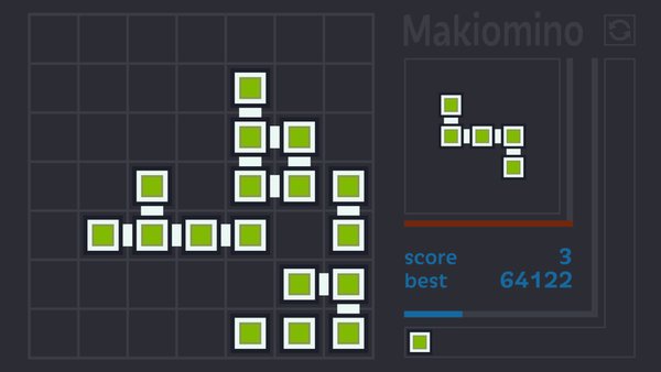 Makiomino — Головоломки, скриншот интерфейса 3