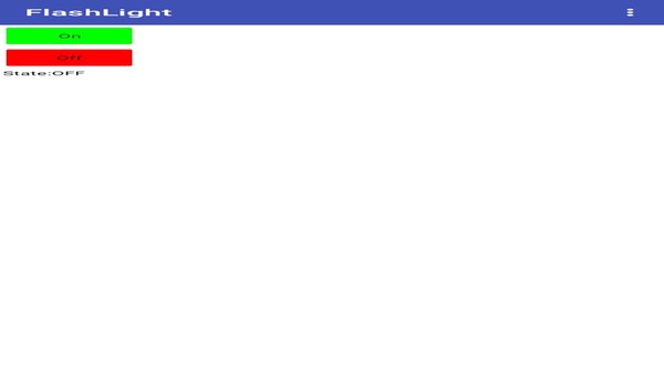 A simple flashlight — Другие, скриншот интерфейса 1