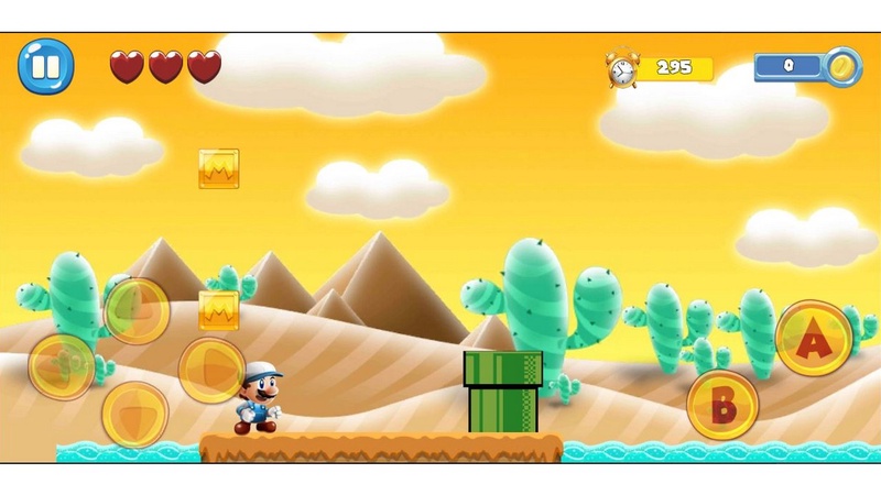 Super Bino Go : Super Bob's — Приключения, скриншот интерфейса 8