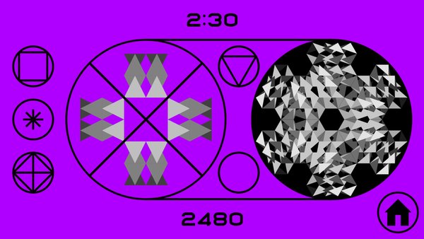 HyperKaleidoscope — Головоломки, скриншот интерфейса 3