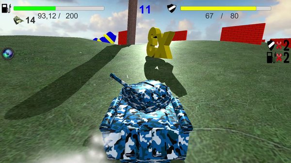 Tank Attack — Военные, скриншот интерфейса 6
